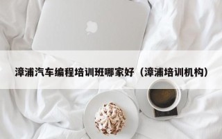 漳浦汽车编程培训班哪家好（漳浦培训机构）